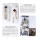 Facial Microneedle Roller Massage DRS 540 Derma Roller Needle Instrument Face Roller Massager Needles Skin Care Tool for Face