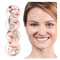 Face Massager Zinc Alloy Derma Roller Painless Micropin Skincare Facial Manual Massager Beauty Tools Face Roller Wrinkle Remover