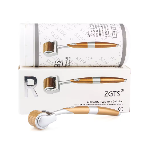 Professional Titanium ZGTS Derma Roller 192 needles for Face Care and Hair-loss Treatment CE Certificate Proved