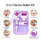 6 in 1 Microneedle Derma Roller Kit for Face Eye Body 300/720/1200 Rolling System Microneedling Facial Roller Beauty Care Tool