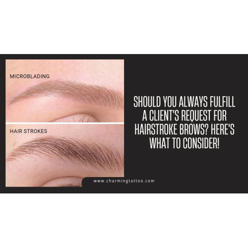 Should You Always Fulfill a Client's Request for Hairstroke Brows? Here's What to Consider!