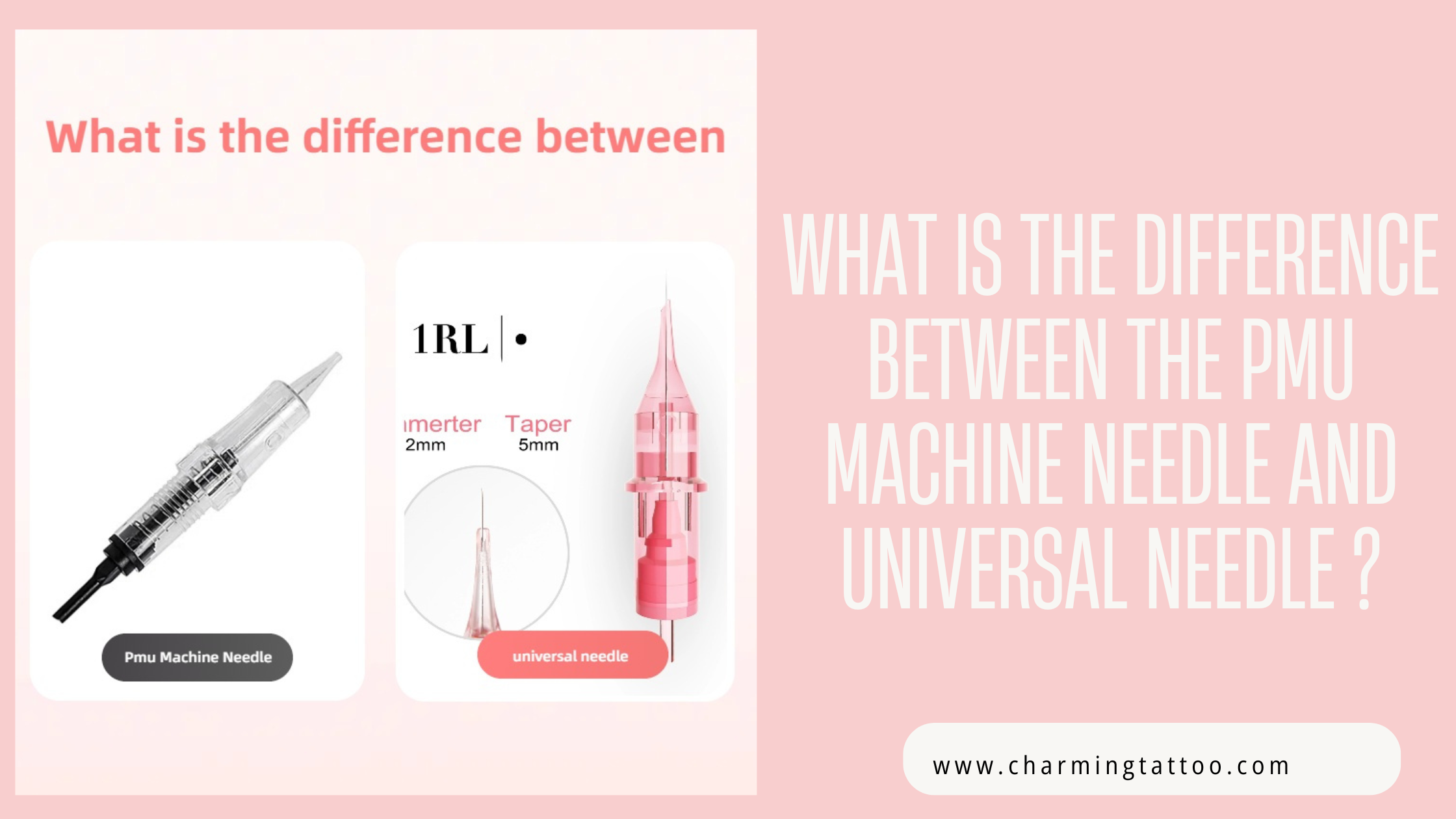 What is the Difference Between the PMU Machine Needle and Universal Needle?