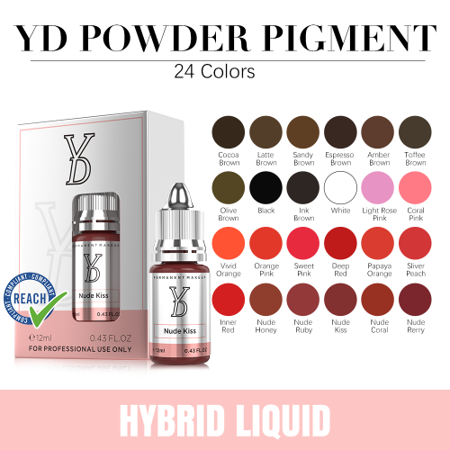 High-Quality PMU Pigments | Long-Lasting Powder Pigments for Eyebrows, Lips, Scalp & More | Customizable Permanent Makeup Ink