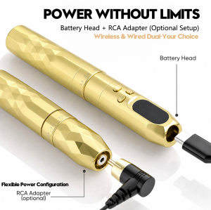 Wireless PMU Tattoo Machine Dual Battery 750mAh Long Working Time for Studio and Academy Use | Charming Tattoo PMU Manufacturer