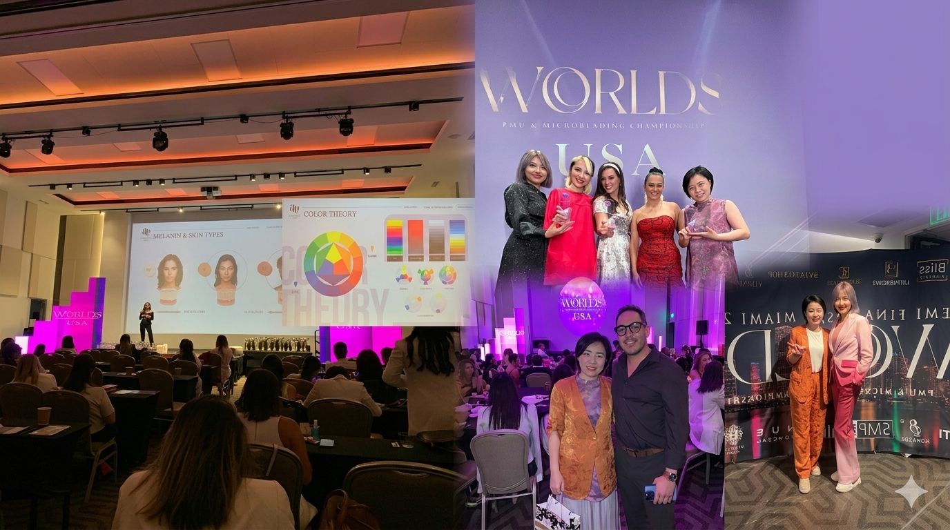 PMU and SMP brands displayed at Miami WORLDS Championship 2026.