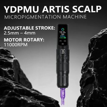 YDPMU  Artis Scalp Micropigmentation Machine – Adjustable SMP & PMU Device for Professional Artists & Training Academies | Charming Tattoo PMU Manufacturer