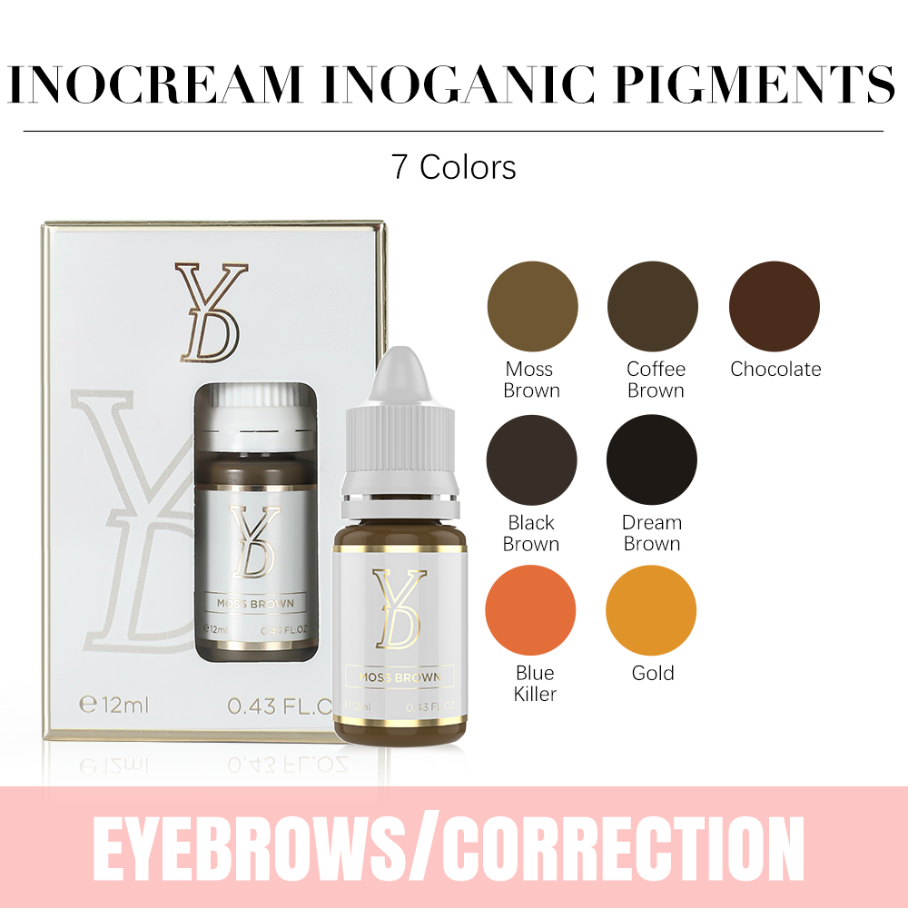 best inorganic eyebrow pigments
