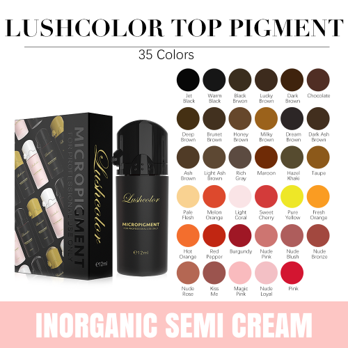 Eyeliner Tattoo Ink Jet Black Lushcolor Permanent Makeup Pigments