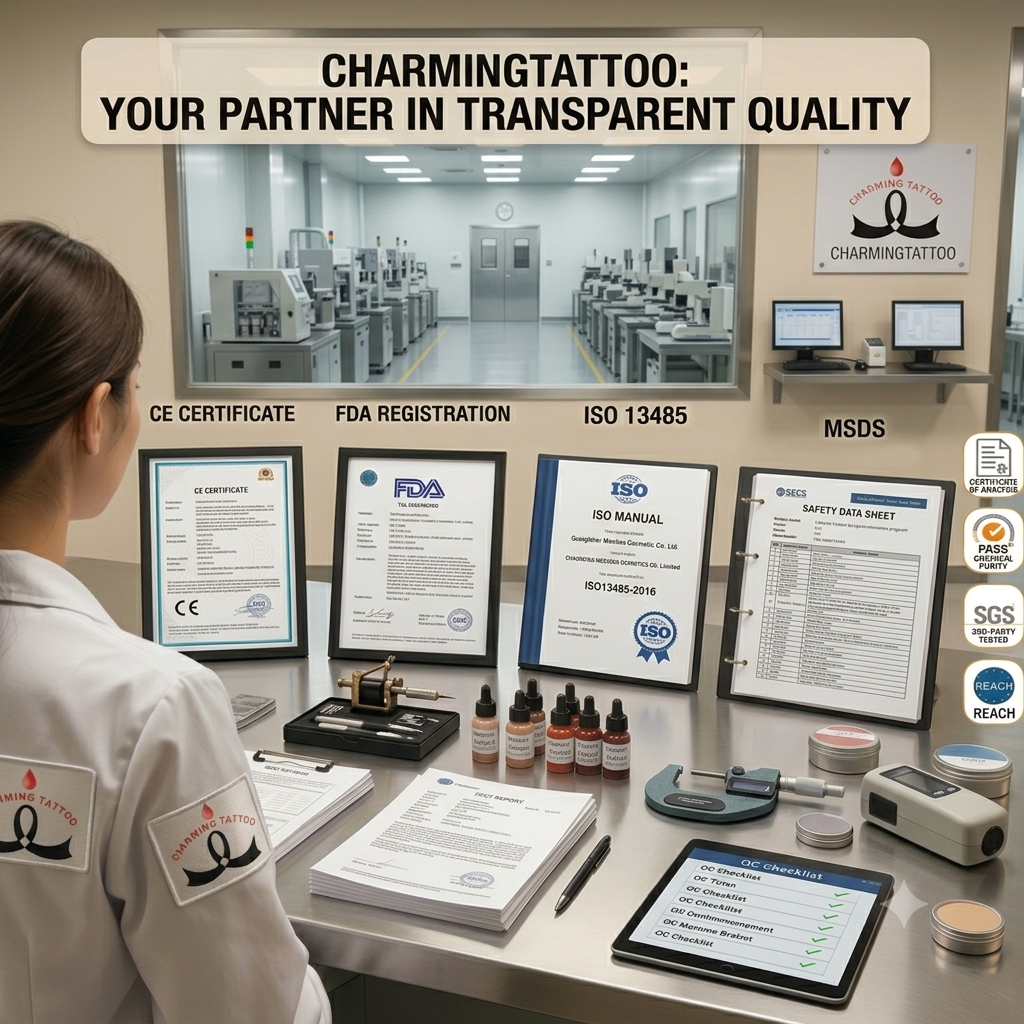 PMU pigment factory quality control