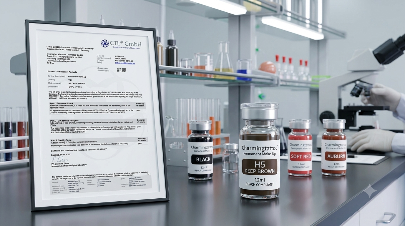 REACH documentation requirements for professional PMU pigment products