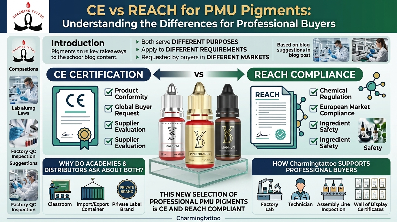 CE vs REACH for PMU Pigments