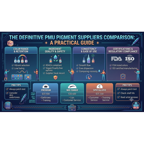 PMU Pigment Suppliers Comparison: A Practical Guide