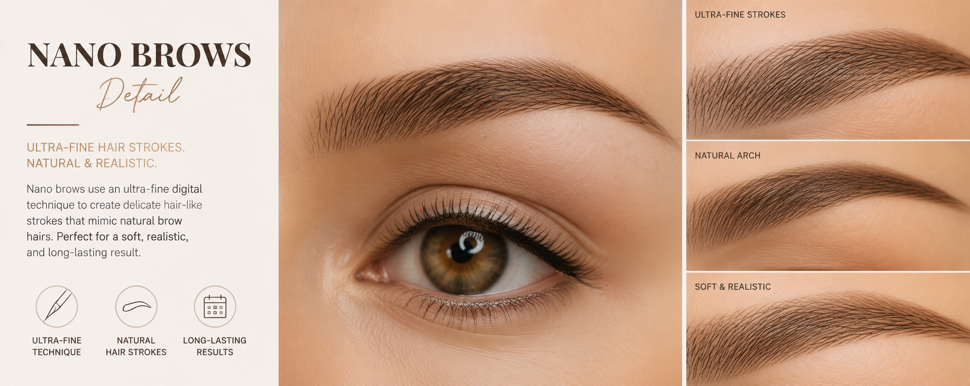 Nano brows using quality PMU pigment