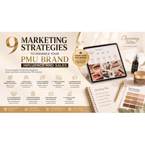 9 Marketing Strategies to Enhance Your PMU Brand Influence and Sales