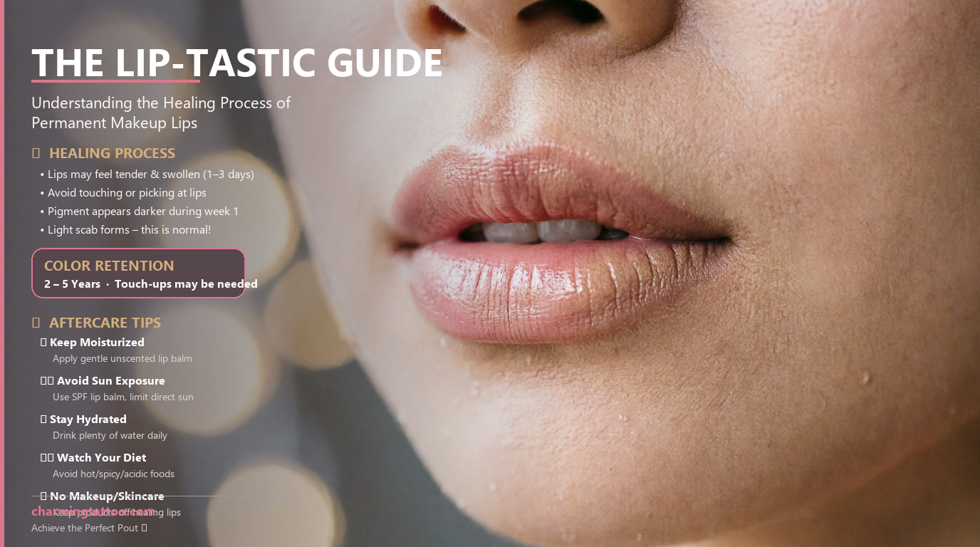 The Lip-tastic Guide: Understanding the Healing Process of Permanent Makeup Lips