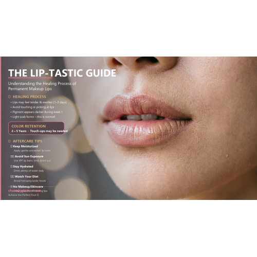 The Lip-tastic Guide: Understanding the Healing Process of Permanent Makeup Lips