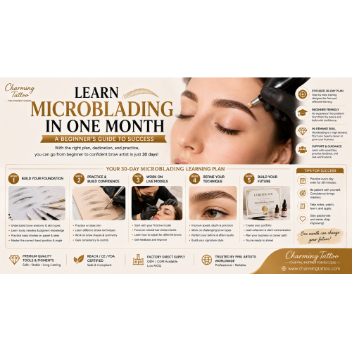 Learn Microblading in One Month: A Beginner's Guide to Success