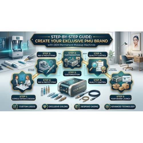 Creating Your Exclusive Brand with OEM Permanent Makeup Machines: A Step-by-Step Guide for PMU Artists