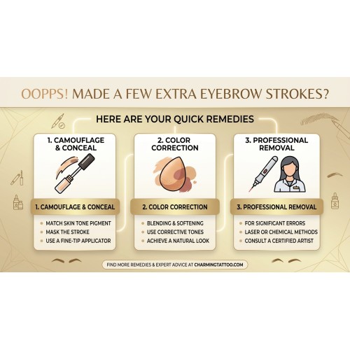 Oops! Made a Few Extra Strokes in Your Eyebrows? Here Are Some Remedies: