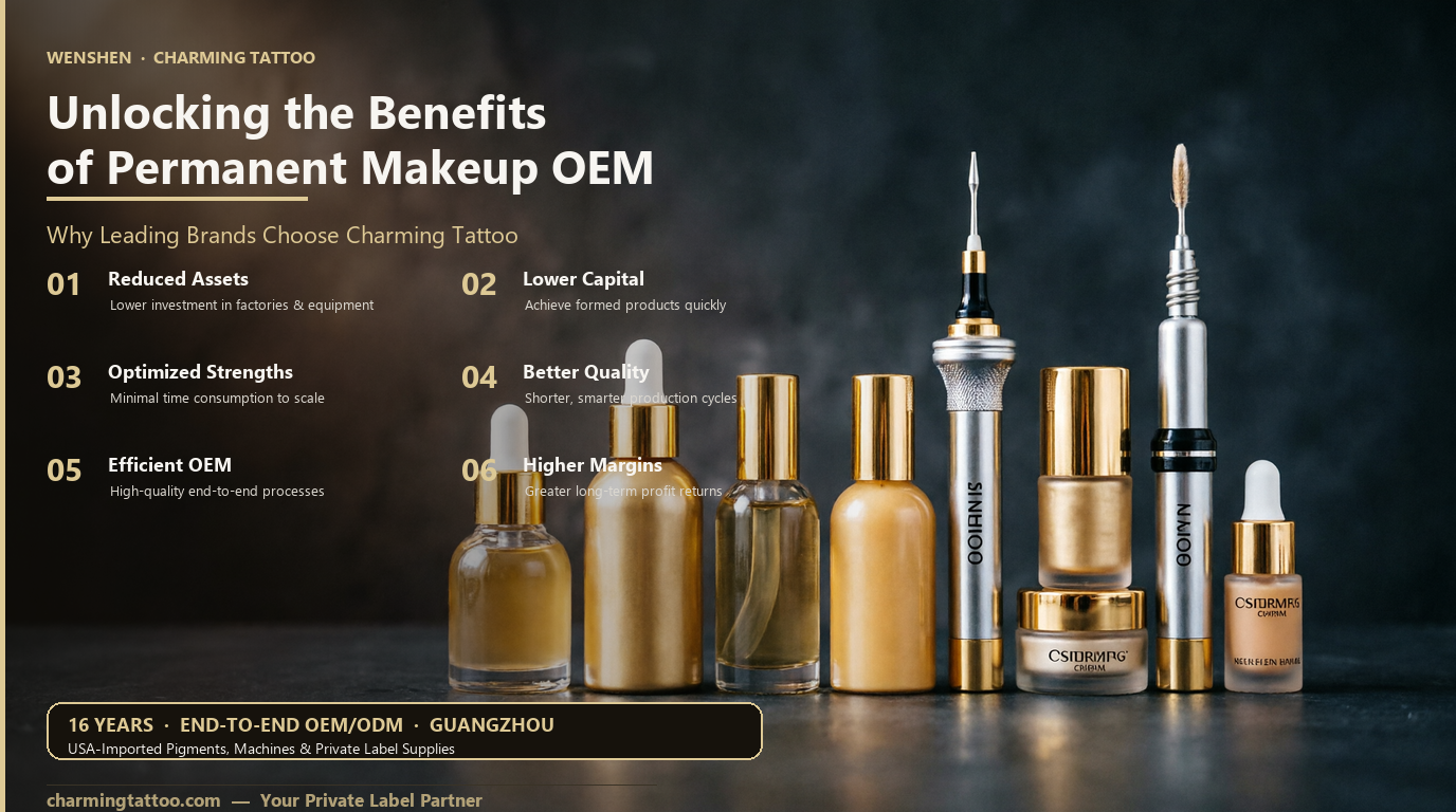 Unlocking the Benefits of Permanent Makeup OEM: Why Leading Brands Choose Charming Tattoo