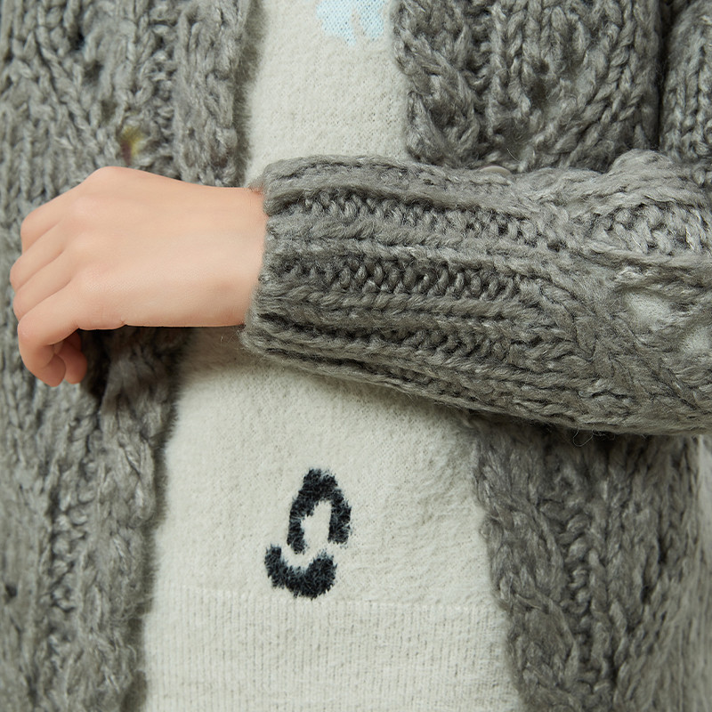Knit Cardigan Sweater