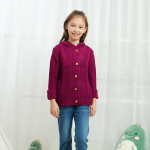 Wholesale  Kids Girls Sweatshirt Sweaters Cardigan Warm Outerwear Jacket