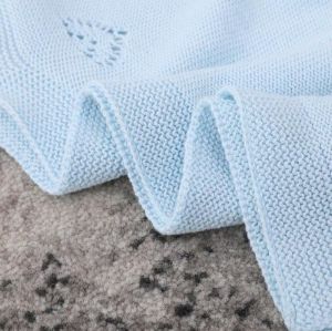Knitted Baby Blanket Swaddle Wrap Warm Wholesale Stroller Blankets For Newborn Or Infant
