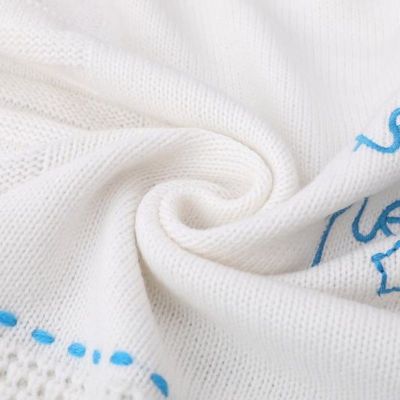 Wholesale Toddler Blankets 100% cashmere Knitted Cute Pattern Baby Blankets For Boys And Girls