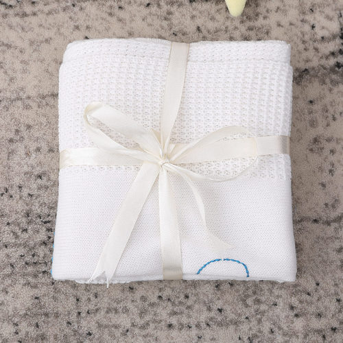 Wholesale Toddler Blankets 100% cashmere Knitted Cute Pattern Baby Blankets For Boys And Girls