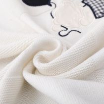 Wholesale Ultra Soft Knitted Pure Cashmere Baby Blanket, Breathable Receiving Swaddle Blanket