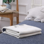 Wholesale Ultra Soft Knitted Pure Cashmere Baby Blanket, Breathable Receiving Swaddle Blanket