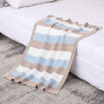Knitted Baby Cashmere Blanket Swaddle Wrap Warm Wholesale Stroller Blankets For Newborn Or Infant