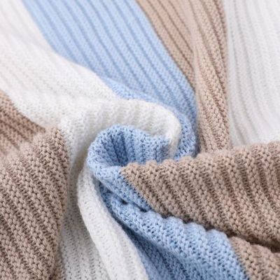 Knitted Baby Cashmere Blanket Swaddle Wrap Warm Wholesale Stroller Blankets For Newborn Or Infant