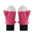 Wholesale Full Finger Mittens Knitted Gloves Winter Warm Kid Gloves for Baby Kids Aged 1-3 Year Old