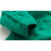 Wholesale Kids Girl100%Cashmere Cable Knit Green Thick Cardigan Sweater From Chinese Vendor