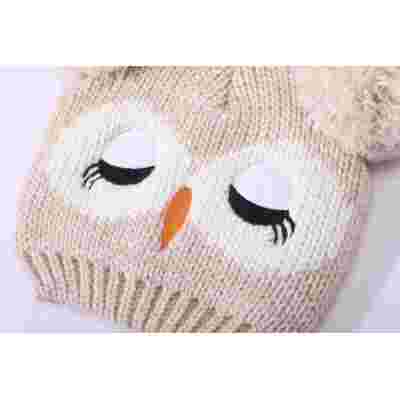 Wholesale Knitted Baby Girl Cashmere Wool Beanie From Chinese Factory