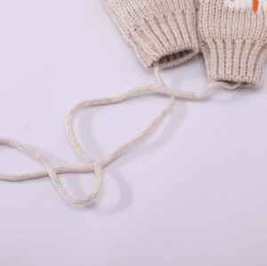 Wholesale Knitted Baby Girl Cashmere Wool Mitten From Chinese Factory