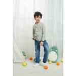 Wholesale Infant Boys Cardigan Crochet Sweater V-Neck，Toddler Knit Button Up Knitted Pattern Pullover