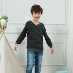 Wholesale OEM Kids Boy Long Sleeve 100%Cashmere Knitted Sweater Pullover For Fall Winter