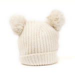Wholesale Toddler Winter Hat Pom Beanie Knit Hats For Baby 1-2 Years From Chinese Factory
