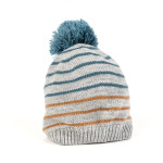 Wholesale Kids Boy Beanie Stripes Hat Toddler Soft Knit Hat Infant Cotton Caps From Chinese Factory