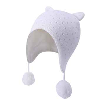 Camiz.kids Baby Girls's Beanie Cashmere Blend Soft With Pom