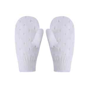 Vente en gros Camiz.kids Mittan Cachemire Mélange Doux Avec Trous Pour Bébés Filles