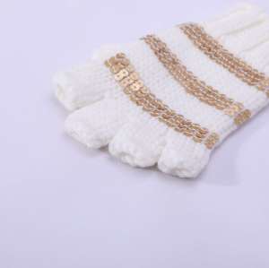 Chine Vente en gros Camiz.kids Mitaine courte en laine avec perles Fabricants