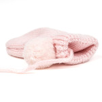 Wholesale Newborn Cute Cat Winter Warm Knitted Mittens On String