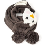 Wholesale Kids Knitted Winter Scarf Soft Warm,Lovely Animal Pattern From Chinese Factory
