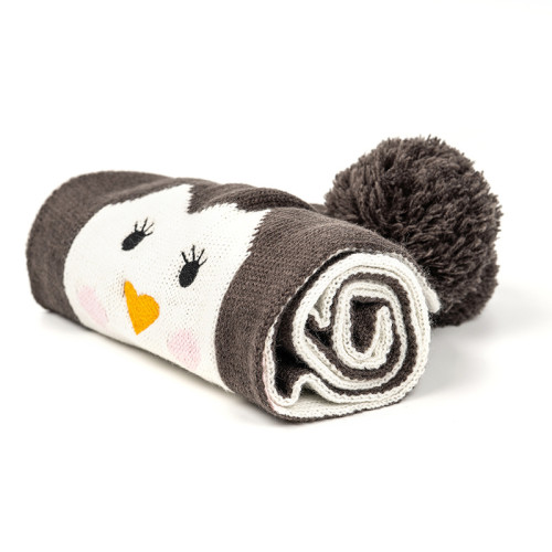 Wholesale Kids Knitted Winter Scarf Soft Warm,Lovely Animal Pattern From Chinese Factory