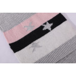Wholesale Baby Winter Knitted Scarf Cozy Toddler Boys Neck Warmer Fleece Lining Loop Scarves Unisex