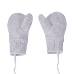 Großhandel Neugeborene Unisex Winter Dicke Warme Strickhandschuhe Fäustlinge Mit Schnur