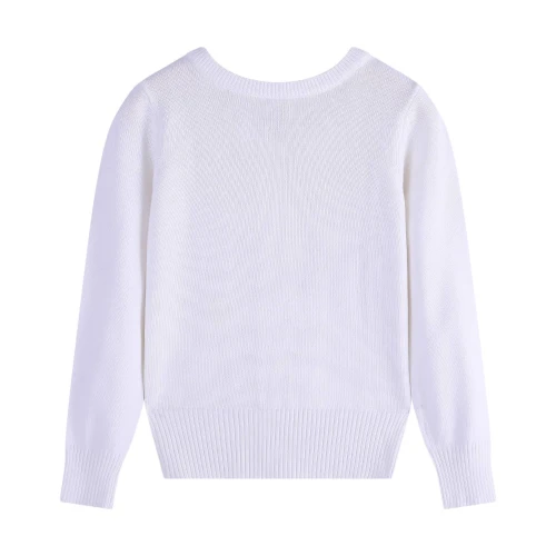 Wholesale Girls Essential Soft Knit Uniforms Button Down Cashmere Cardigan Sweaters